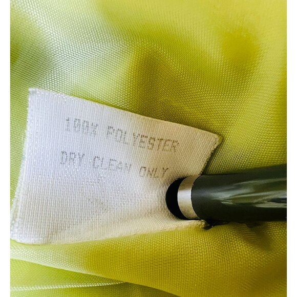 Apostrophe Vintage Womens Light Green Single Stitch Lined Dress Back Zip Size 8 - Picture 4 of 5